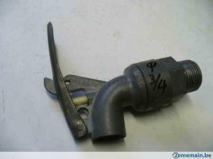 robinet à levier en aluminium cadenassable pour fût -tonneau, Enlèvement ou Envoi, Utilisé