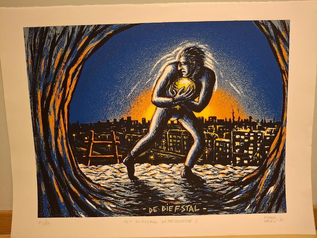 Zeefdruk, Antiek en Kunst, Ophalen