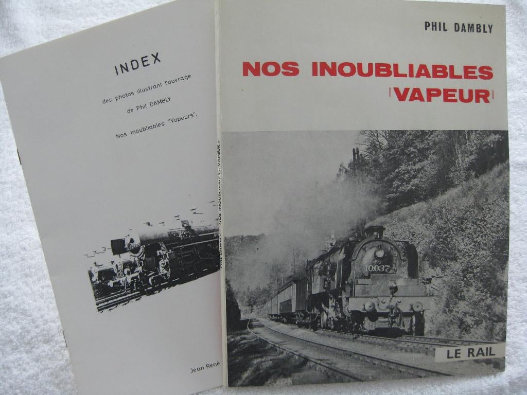 Stoomlocomotieven NMBS Dambly Lejeune 1969 + zeldzame index, Ophalen of Verzenden, Gebruikt
