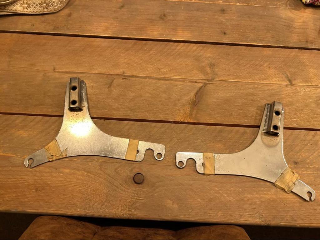 Montageplaten rugsteun HD, Motoren, Ophalen of Verzenden, Gebruikt