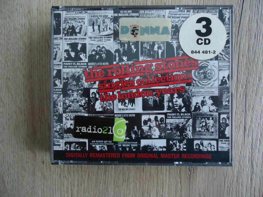 Lot 150- 3 CD BOX van "The Rolling Stones" The Singles, Ophalen of Verzenden, Gebruikt, Poprock