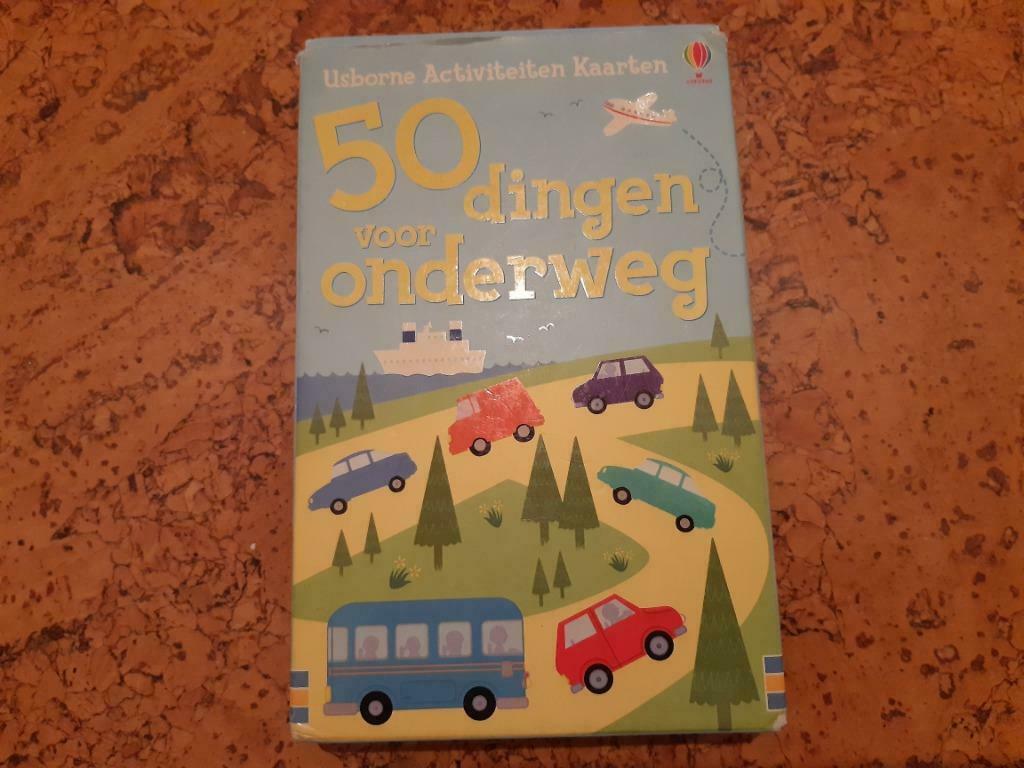 50 dingen voor onderweg (usborne activiteitenkaarten), Gebruikt, Usborne, Ophalen of Verzenden, Een of twee spelers