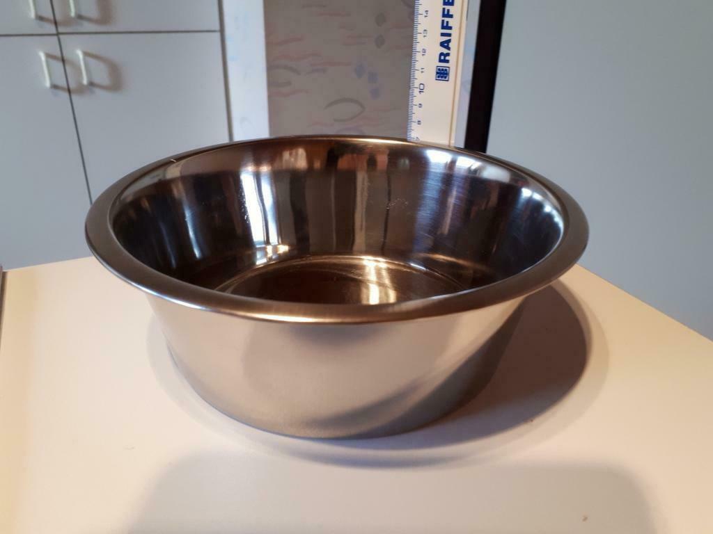 Inox drinkbak voor honden , diameter 20 cm, Dieren en Toebehoren, Ophalen of Verzenden, Zo goed als nieuw