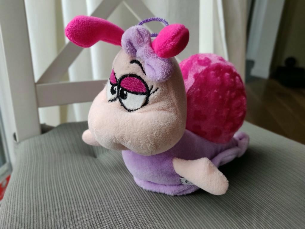 Peluche escargot 20 cm, Enlèvement ou Envoi, Comme neuf
