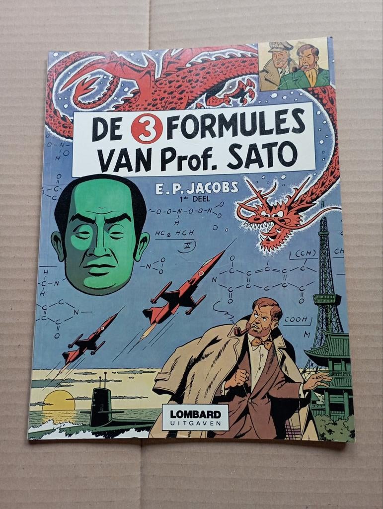 De 3 formules van prof. Sato - Edgar P. Jacobs (1977), Gelezen, Edgar P. Jacobs, Eén stripboek, Ophalen of Verzenden