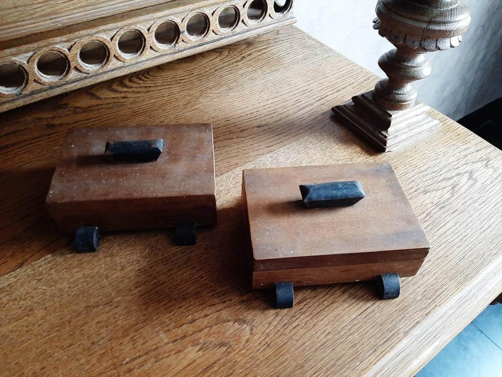 2 boites à bijoux en bois "vintage", Enlèvement ou Envoi