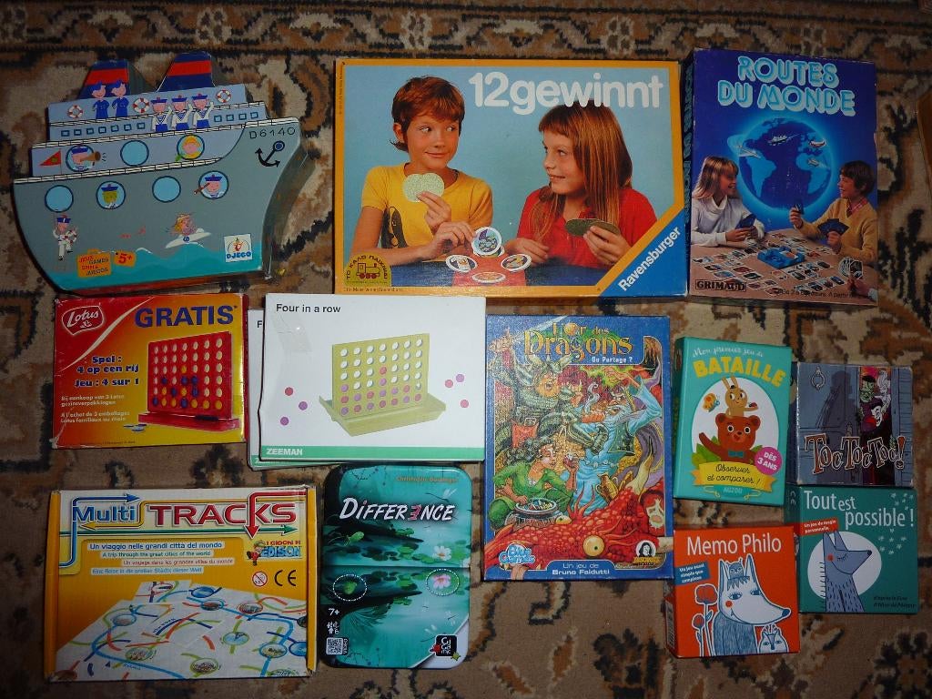 lot jeux de société, Hobby en Vrije tijd, Gezelschapsspellen | Bordspellen, Gebruikt, Ophalen of Verzenden