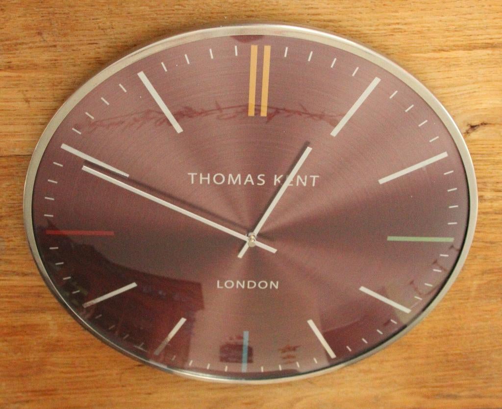 Thomas Kent - Horloge murale d'environ 40 cm - COMME NEUVE, Enlèvement ou Envoi, Comme neuf, Analogique, Horloge murale