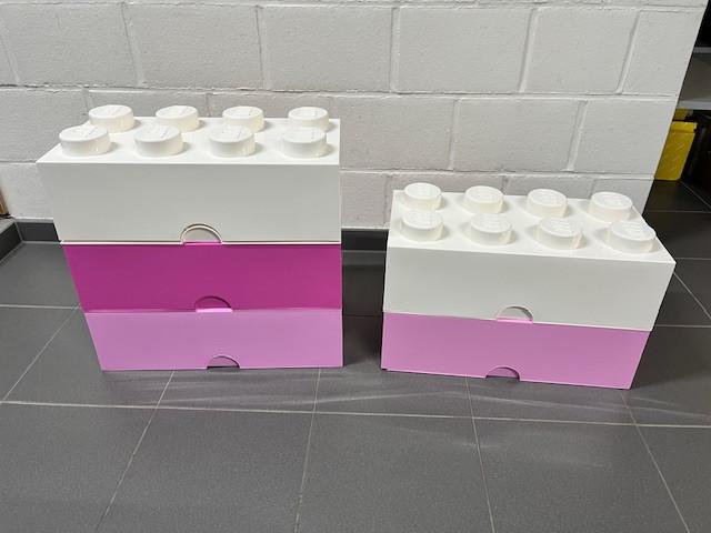 Lego opbergboxen, Enlèvement, Comme neuf, Ensemble complet, Lego