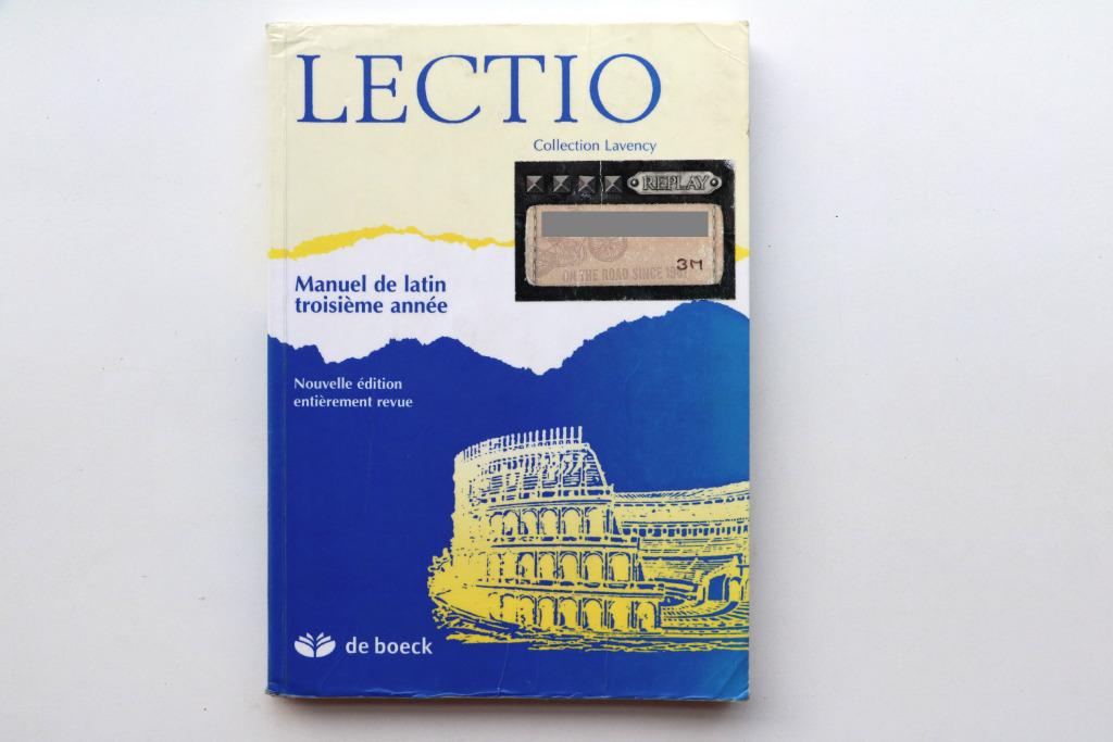 Lectio, Manuel de latin troisième année, Enlèvement ou Envoi, Utilisé, Secondaire, Latin