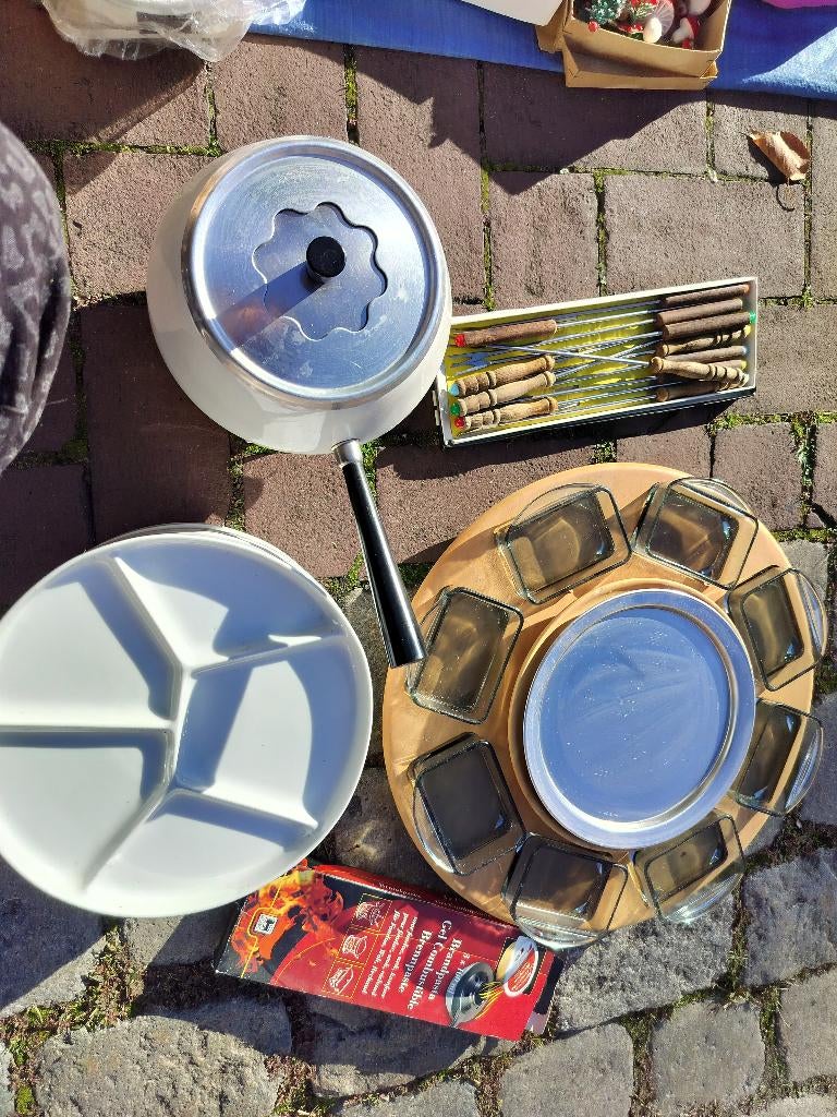 Fondue set en toebehoren, Ophalen