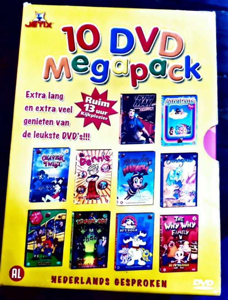 Fox kids 10 dvd pack, Vanaf 6 jaar, Ophalen, Gebruikt, Tekenfilm