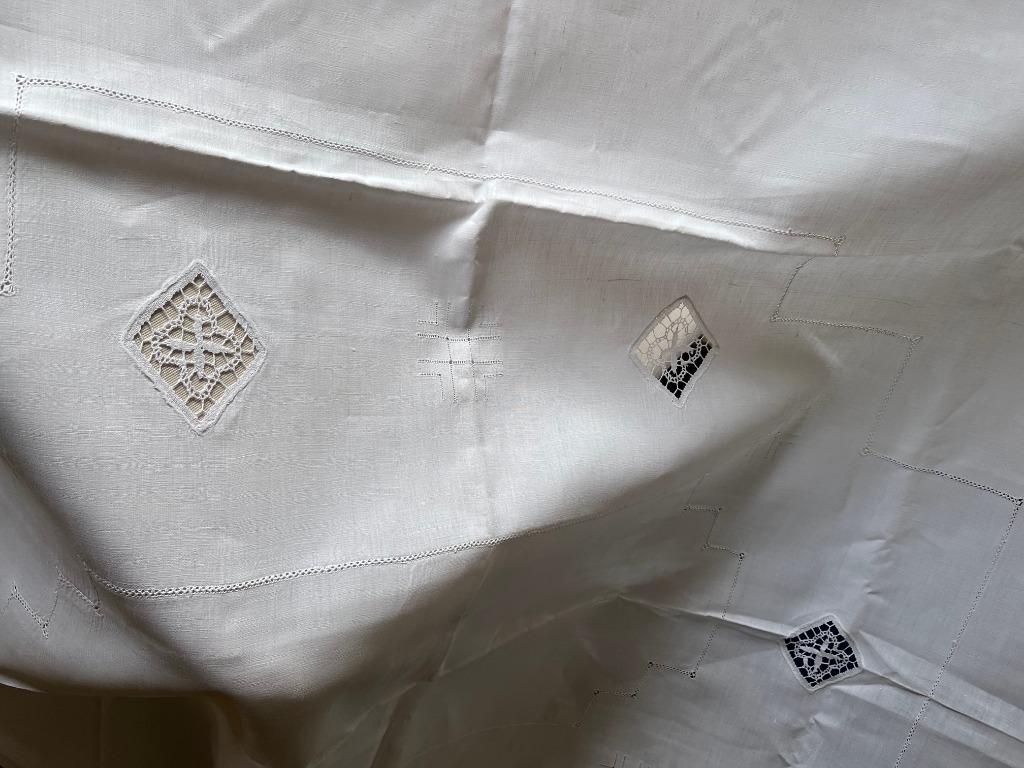 bELLE nappe ancienne, Enlèvement ou Envoi, Comme neuf, Rectangle, Intérieur
