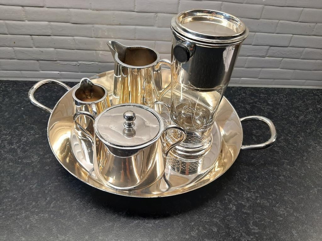 Vintage WISKEMANN thee-/koffieset, Ophalen of Verzenden