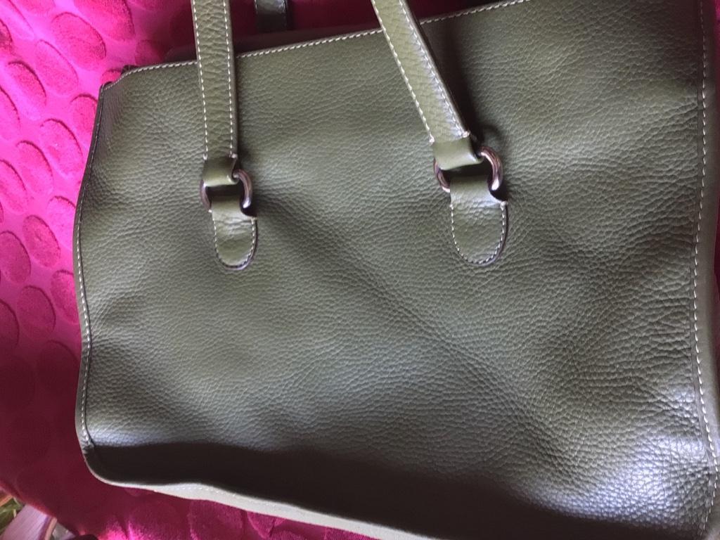 Sac à main en cuir vert kaki Nobody pour femme, Bijoux, Sacs & Beauté, Sacs | Sacs Femme, Enlèvement ou Envoi, Vert, Sac à main
