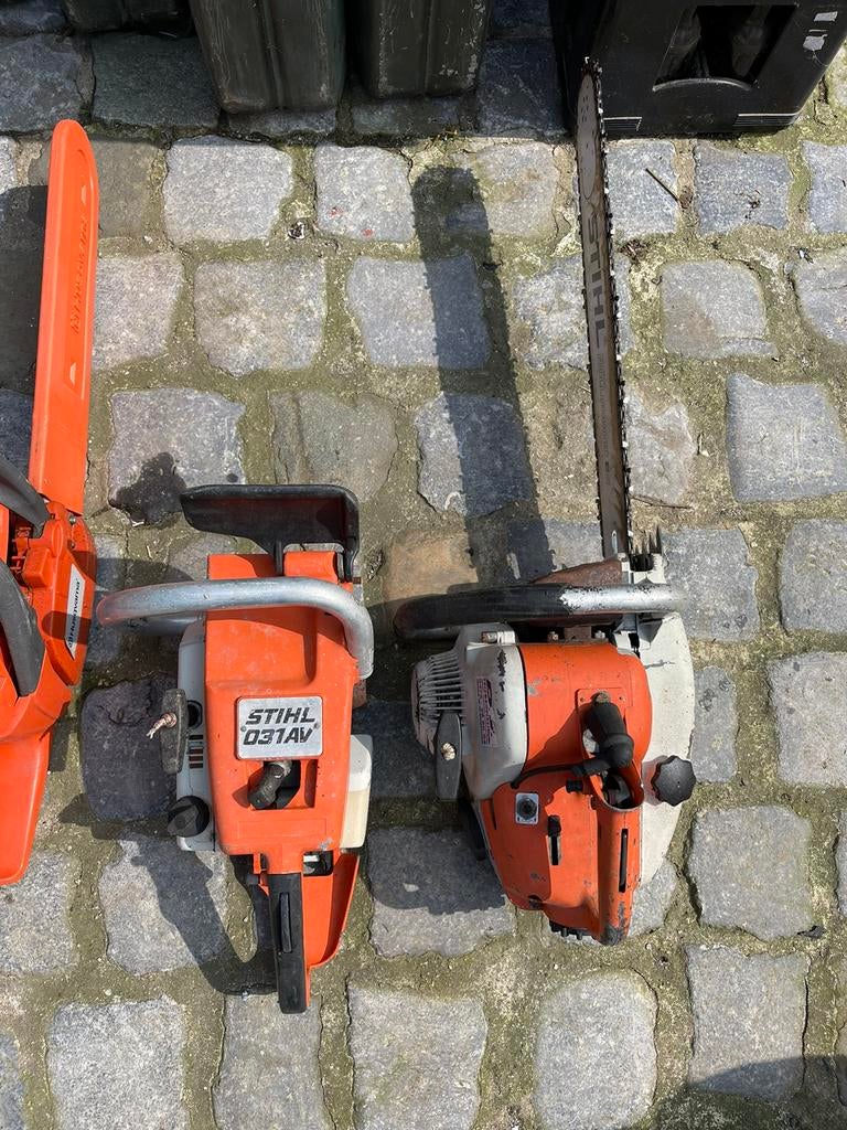 Kettingzaag stihl   kettingzagen bladblazers enz…., Ophalen, Gebruikt