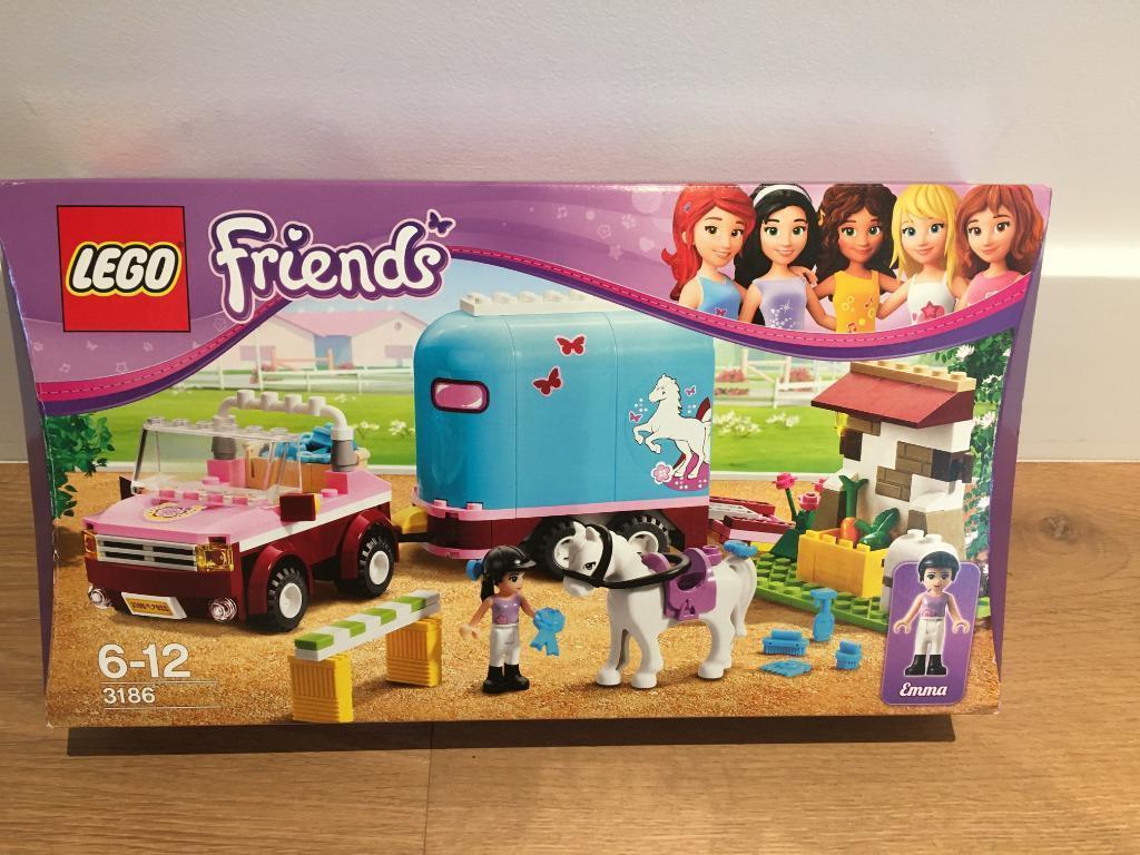 LEGO Friends Emma's Paardentrailer - 3186, Ophalen, Zo goed als nieuw, Complete set, Lego