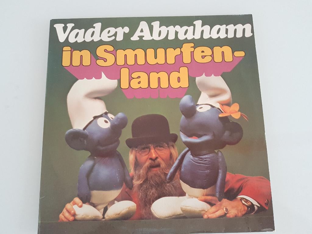 Vinyl LP Vader Abraham In Smurfenland Smurf Smurfen Smurfin, Verzamelen, Ophalen of Verzenden, Verschillende Smurfen