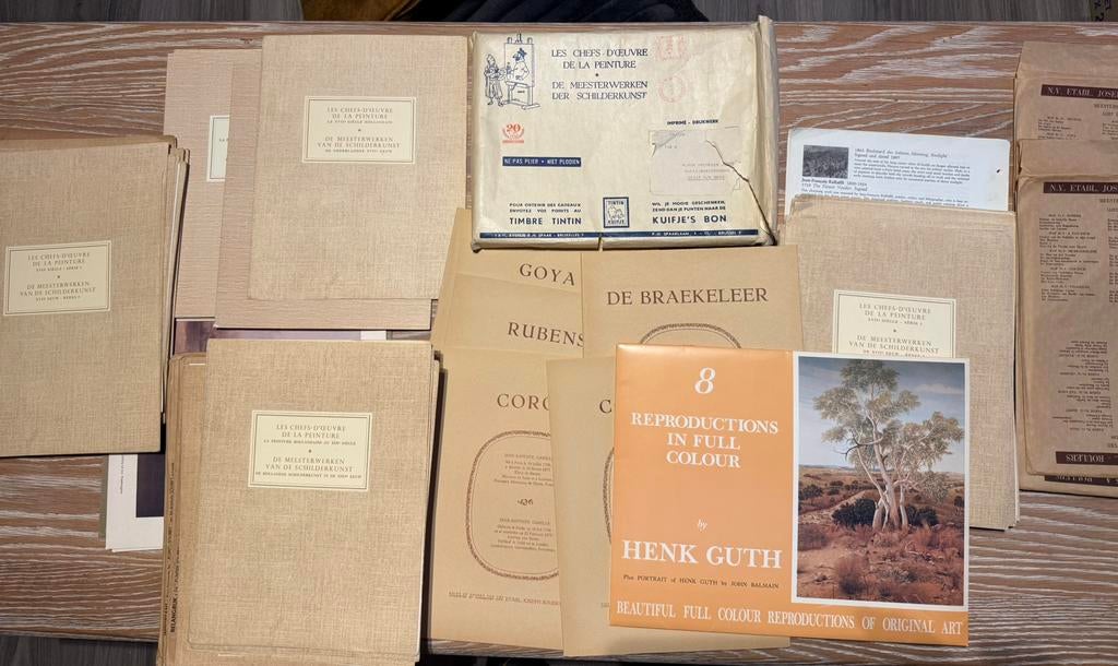 De meesterwerken der schilderkunst Kuifje Tintin 1967, Antiek en Kunst, Ophalen of Verzenden