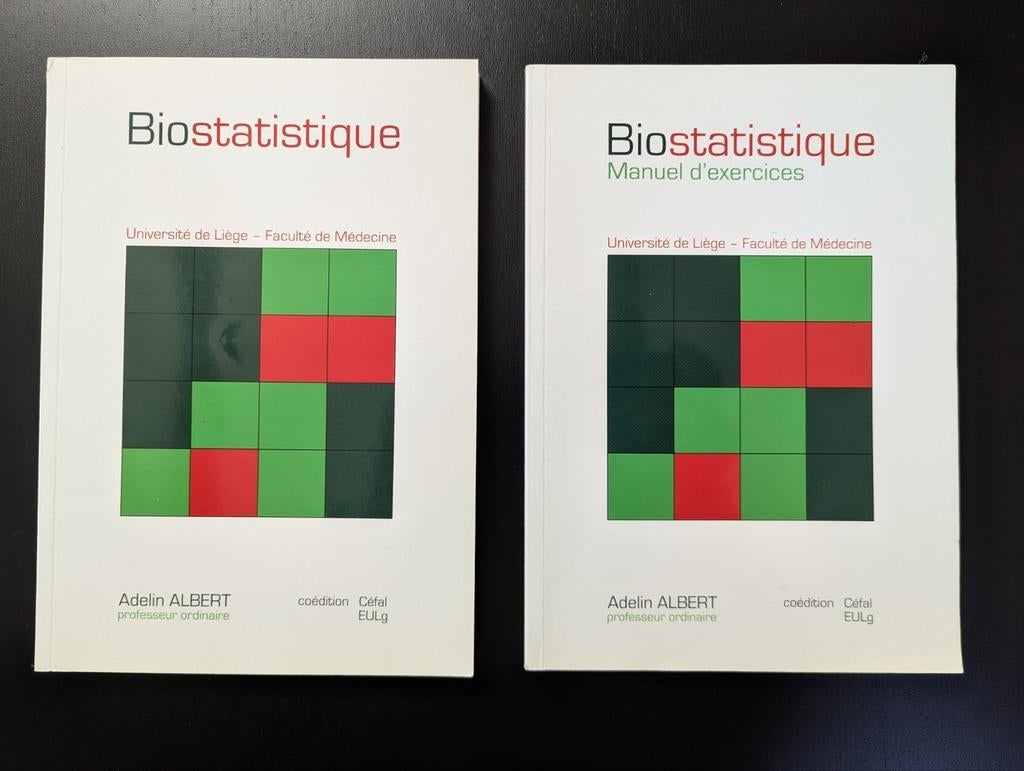 Biostatistische boeken van Adelin Albert University Liege, Ophalen