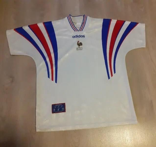 Frankrijk Voetbal UitShirt EURO 1996 Vintage, Envoi, Comme neuf