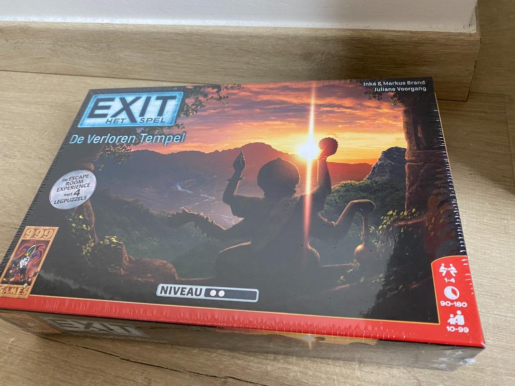 Exit het spel de verloren tempel Van 999 games - NIEUW, Een of twee spelers, Ophalen of Verzenden, Nieuw, 999 games