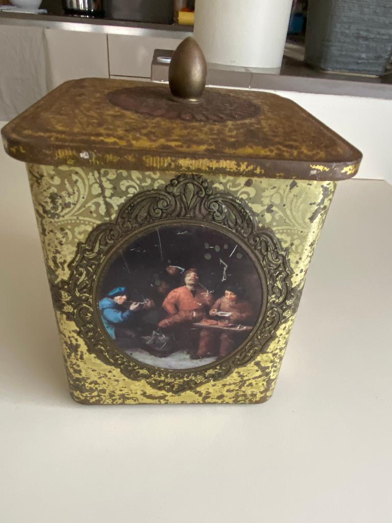 Oude blikken doos - Container Made Holland, Ophalen of Verzenden, Gebruikt, Overige, Overige merken