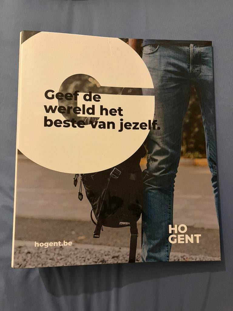 Hogent map, Boeken, Studieboeken en Cursussen, Ophalen, Zo goed als nieuw