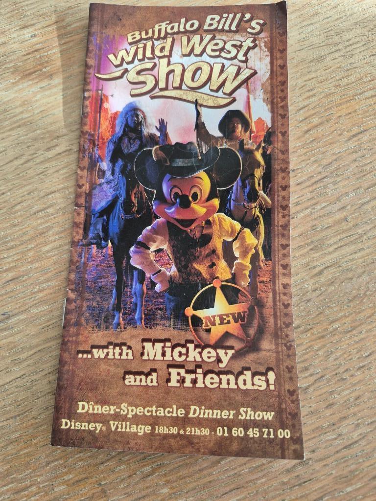 Folder Buffalo Bill's Show 2009, Verzamelen, Verzenden, Zo goed als nieuw