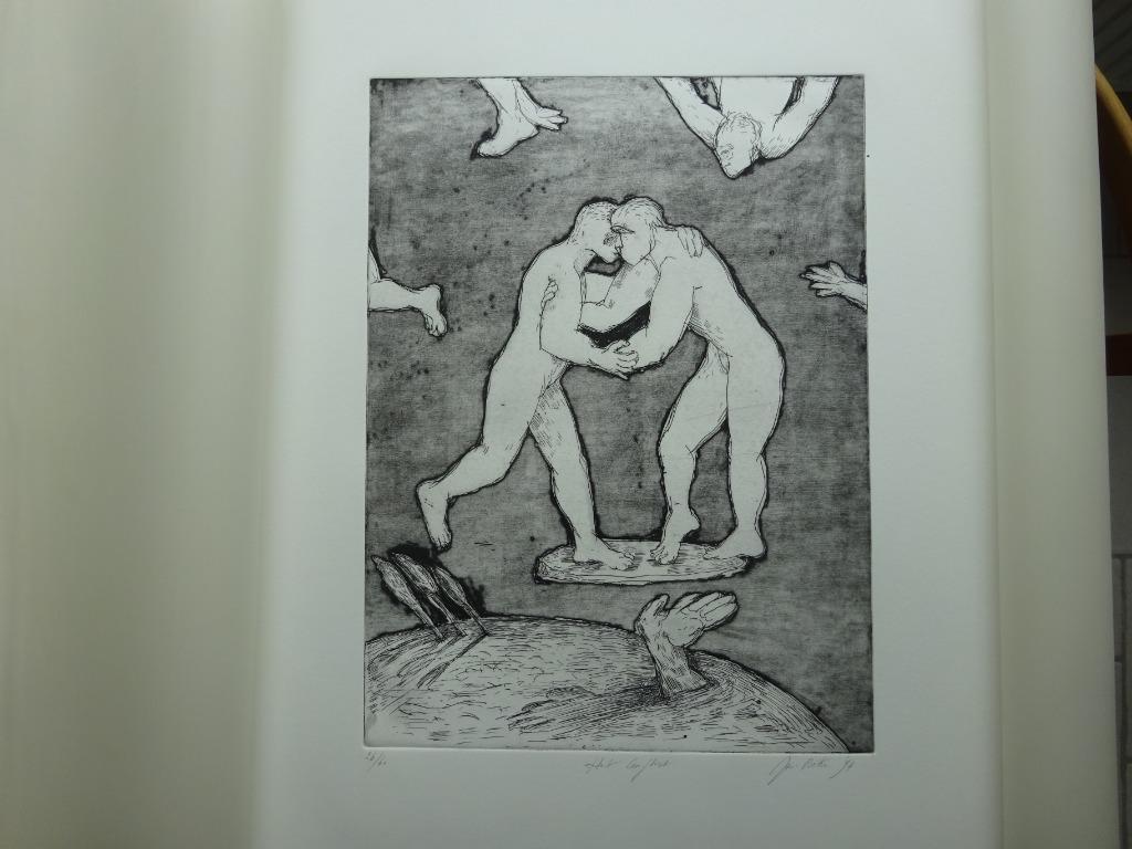Jan Pieter Cornelis, ets 1994,  kunstmap, Vel van de Beer, Antiquités & Art, Art | Eaux-fortes & Gravures, Enlèvement ou Envoi