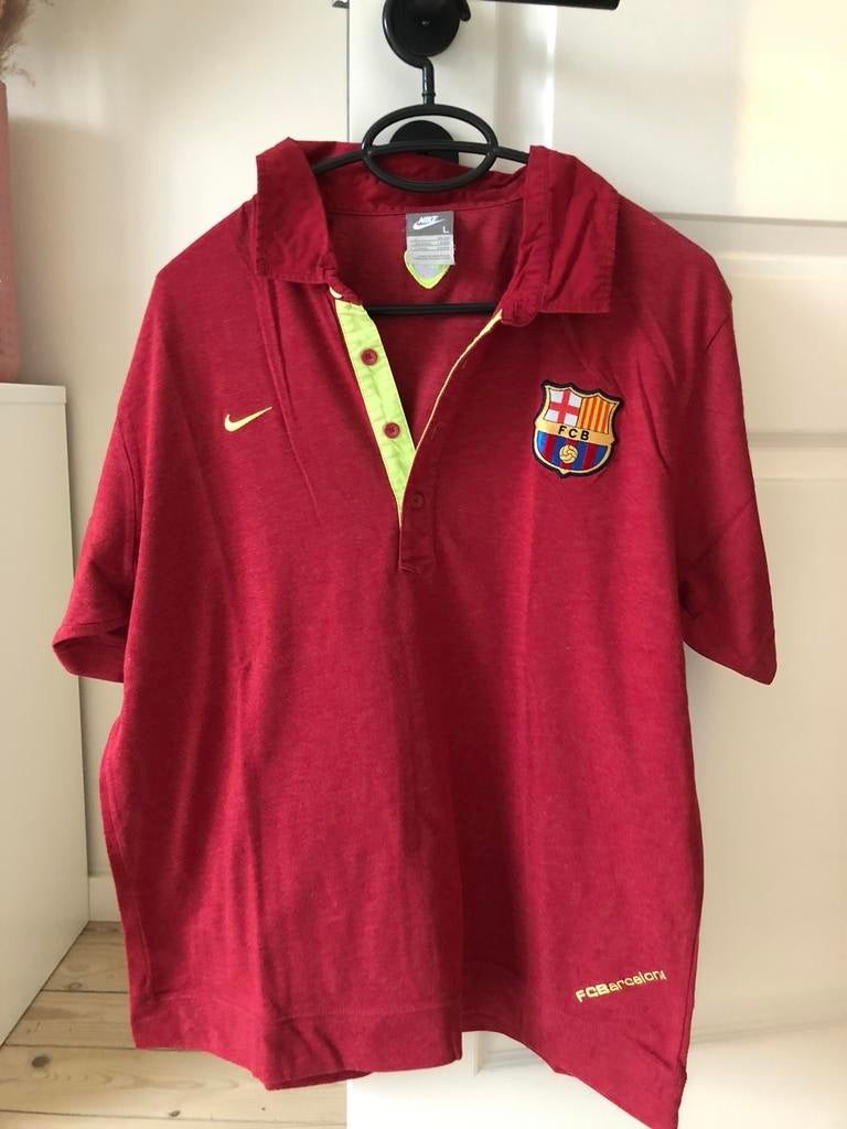 Polo - Nike - FC Barcelona - Maat L, Vêtements | Hommes, Polos, Rouge, Enlèvement ou Envoi, Nike, Taille 52/54 (L)