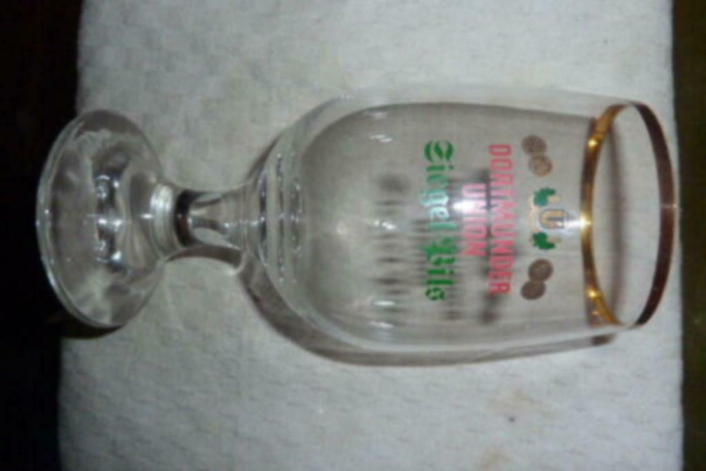 #C bier glas SIEGEL - PILS Dortmunder Union 0,4L, Ophalen of Verzenden, Gebruikt, Bierglas