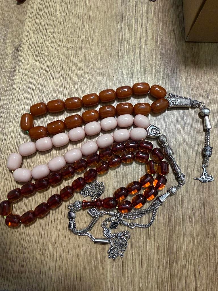 Amber kehribar 3 stuks 50€, Ophalen, Zo goed als nieuw