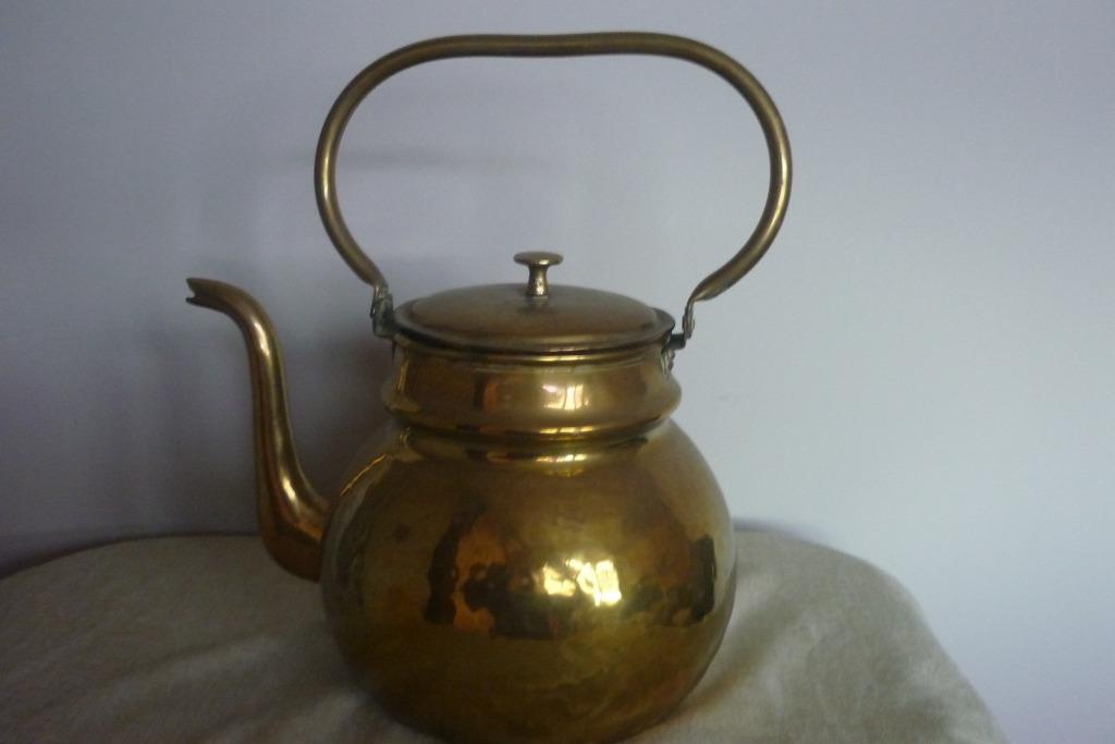 Oude koperen waterketel, Ophalen of Verzenden, Koper