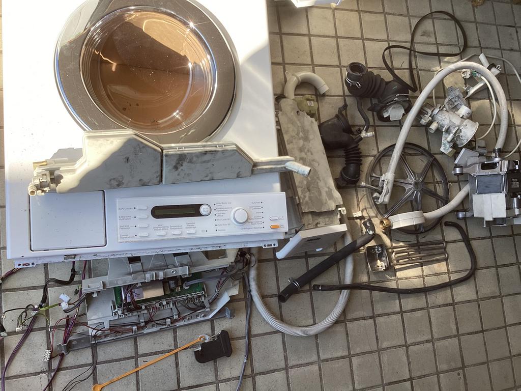 Onderdelen wasmachine Miele W3821 e.a.  >> Zie lijst. <<, Enlèvement ou Envoi, Utilisé