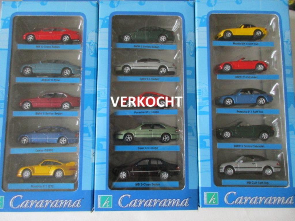 Cararama miniatuurautootjes 5-pack schaal:1/72, Enlèvement ou Envoi, Neuf, Voiture