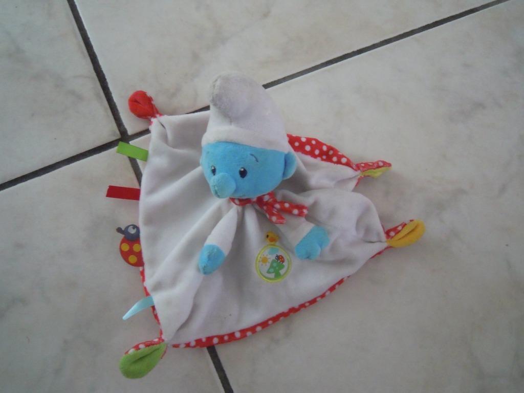 knuffeldoekje smurf (doos R), Kinderen en Baby's, Speelgoed | Knuffels en Pluche, Ophalen of Verzenden