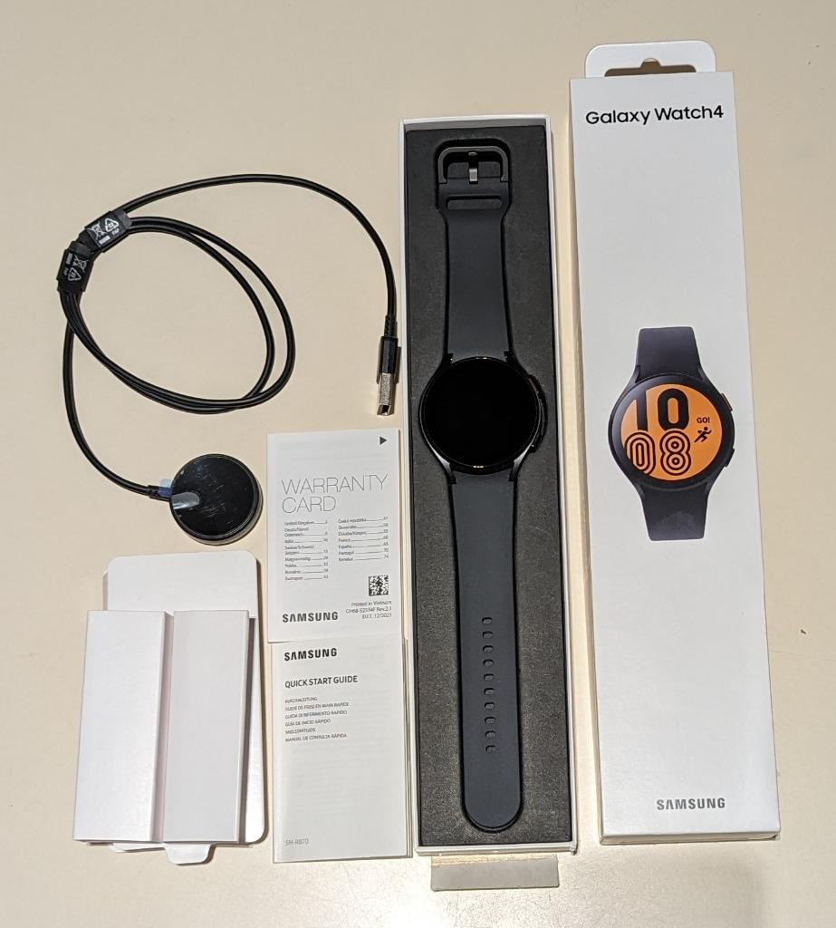 Samsung Galaxy Horloge4, Ophalen, Zwart, Nieuw, Samsung
