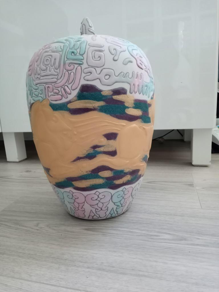 Design vaas Kiln art, Enlèvement