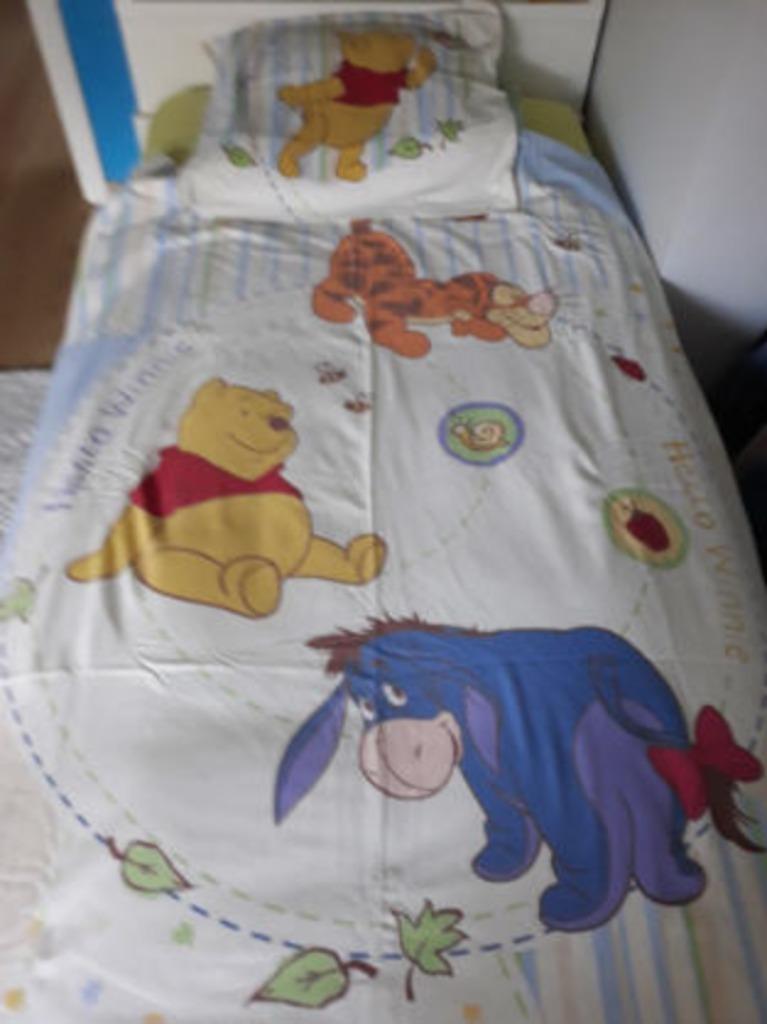 Dekbedovertrek flanel Winnie The Pooh, Gebruikt, Overige kleuren, Jongetje of Meisje, Dekbedovertrek