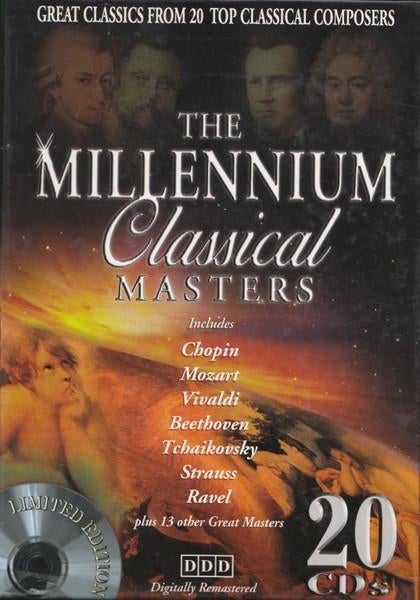 20 x CD - box the millennium Classical Masters, Ophalen of Verzenden, Zo goed als nieuw