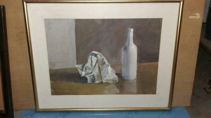 aquarel in glas