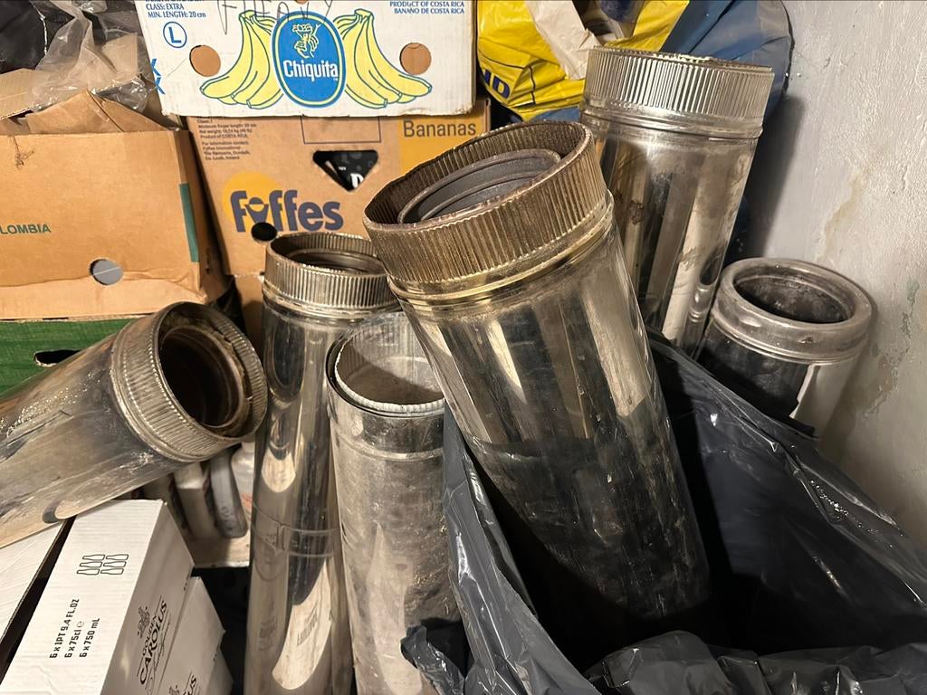 Kachelbuizen/ houtkachels GEÏSOLEERDE BUIZEN, Ophalen, Gebruikt, Houtkachel