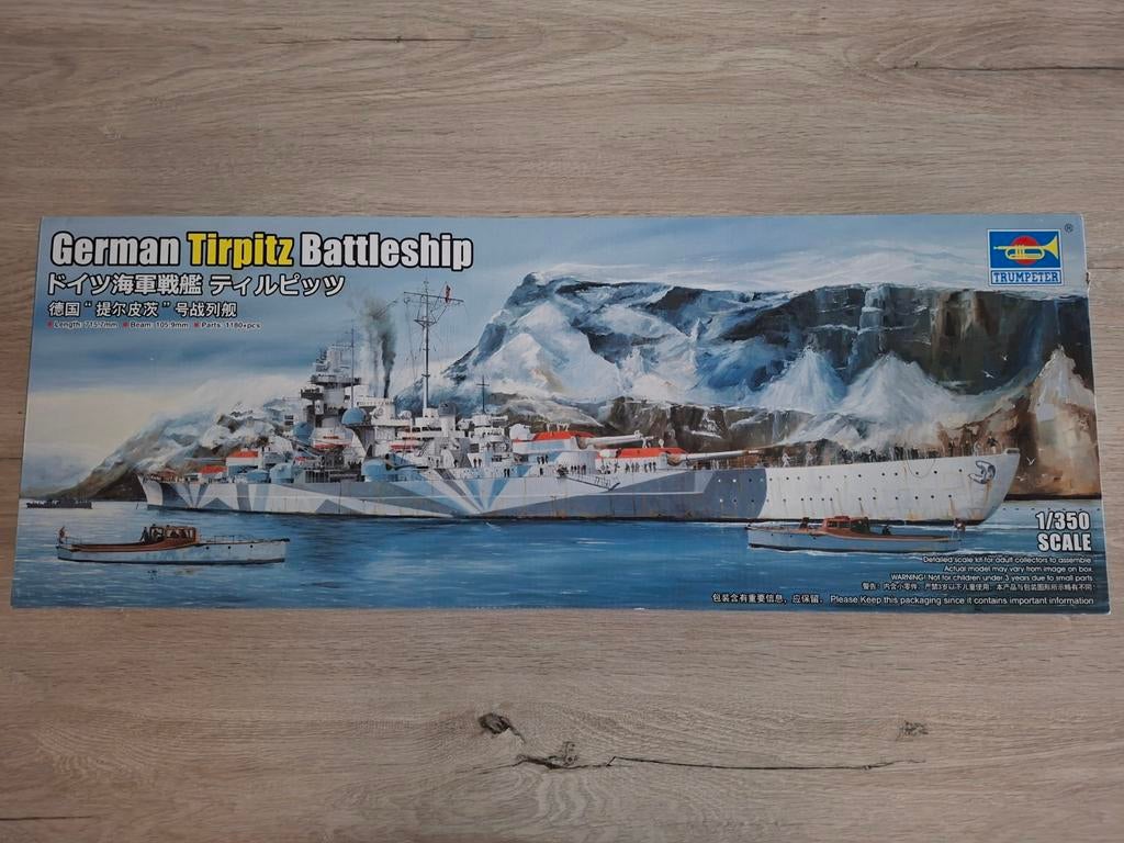 Tirpitz 1/350 Tumpeter, Hobby & Loisirs créatifs, Modélisme | Bateaux & Navires, Enlèvement ou Envoi, Neuf, 1:200 ou moins, Autres marques
