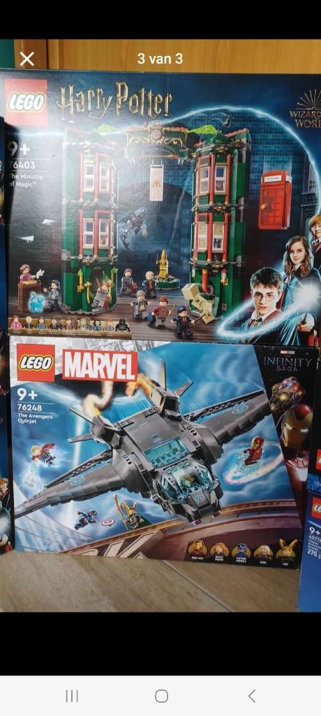 Lego harry potter sets en avengers quinjet, Ophalen, Lego, Compleet, Complete set
