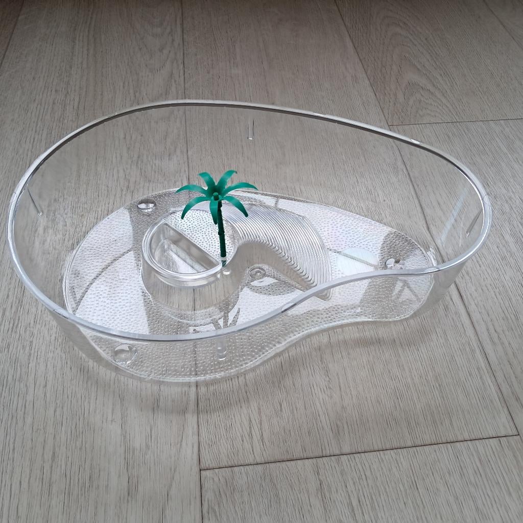 Schildpaddenaquarium met 1 palmboompje, Dieren en Toebehoren, Ophalen, Nieuw