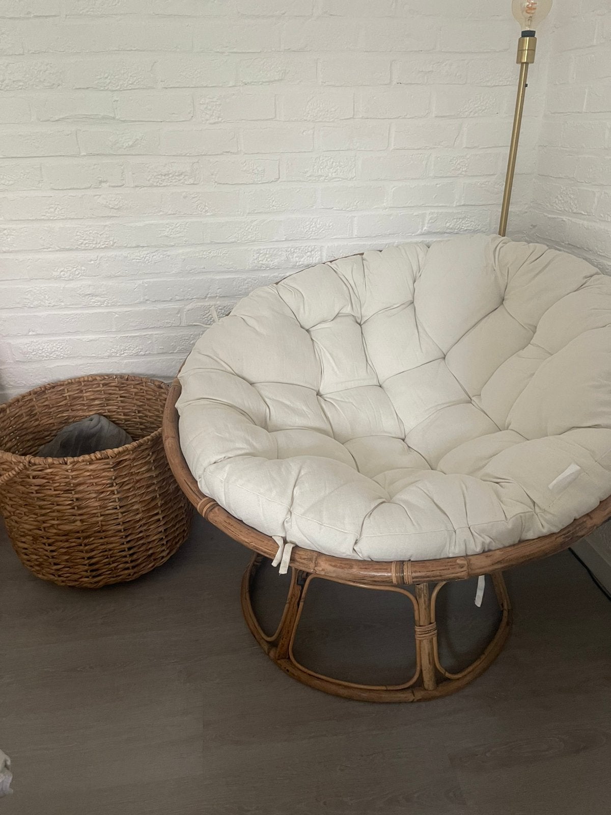 Rotan lounge stoel, Ophalen, Zo goed als nieuw