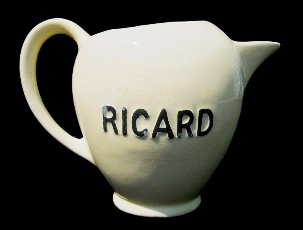 vintage kruik wit Ricard., Enlèvement