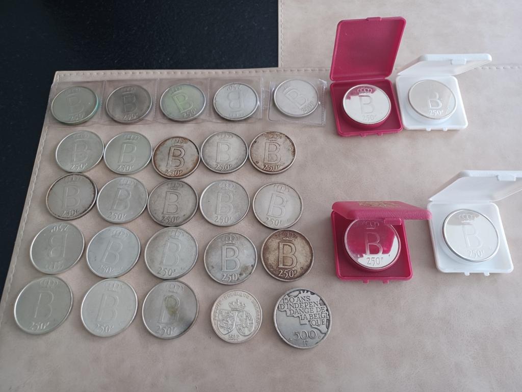 Lotje zilveren munten, Enlèvement ou Envoi, Argent, Série, Argent