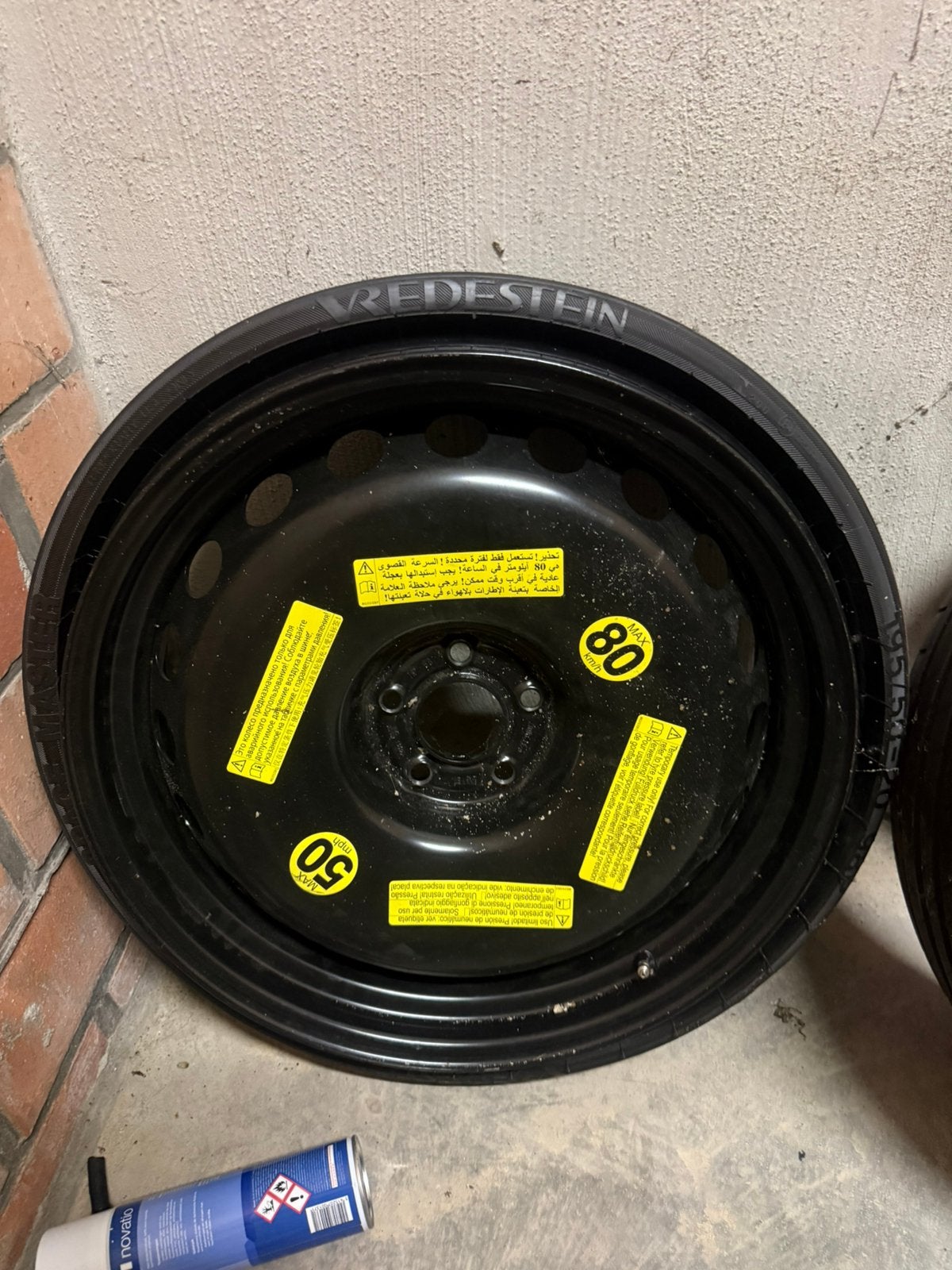20" Opvouwbare Thuiskomer / Space Master Reservewiel, Enlèvement